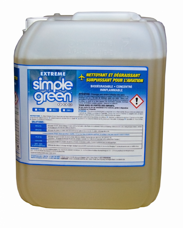 Extreme Simple Green Flugzeugreiniger, 10L Kanister – Bild 3